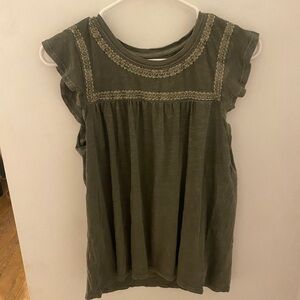 Lucky Brand Green Top
